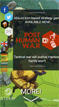Mobile Screenshot of posthumanwar.com